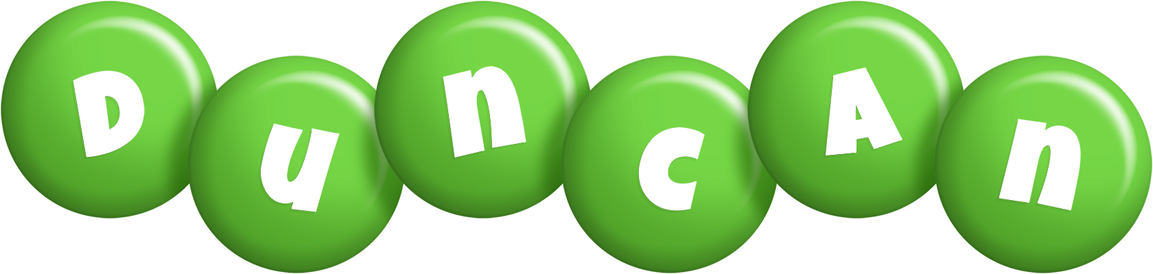 Duncan candy-green logo