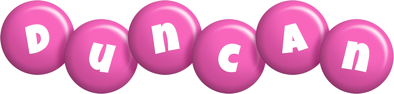 Duncan candy-pink logo
