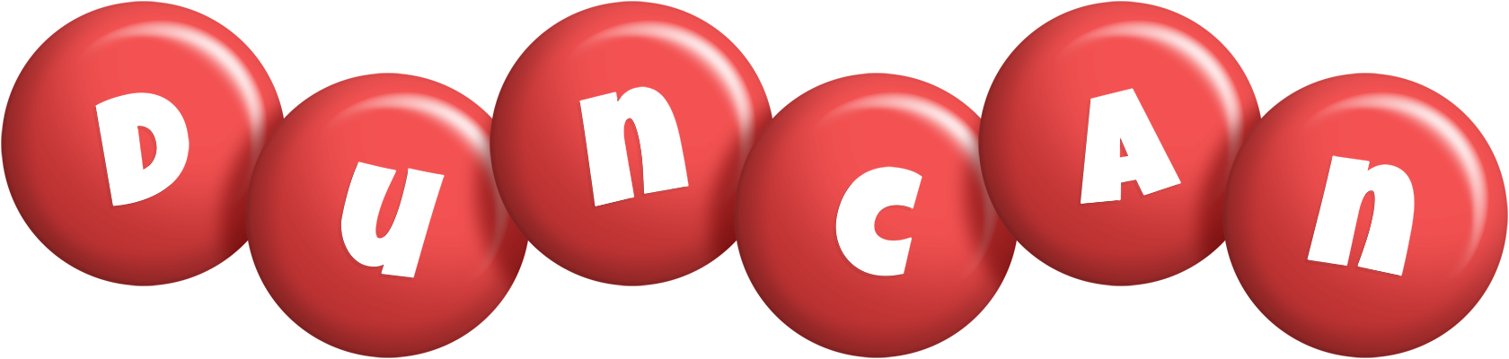 Duncan candy-red logo