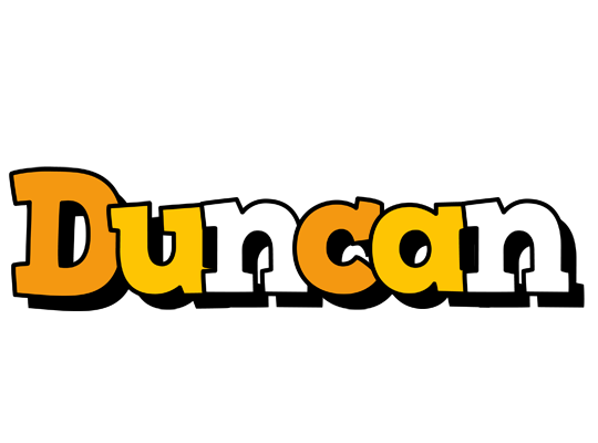 Duncan cartoon logo