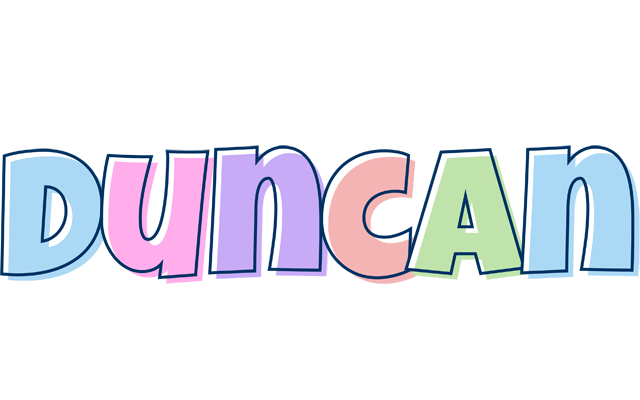 Duncan pastel logo