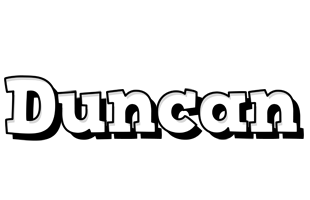 Duncan snowing logo