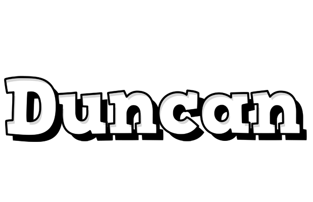 Duncan snowing logo