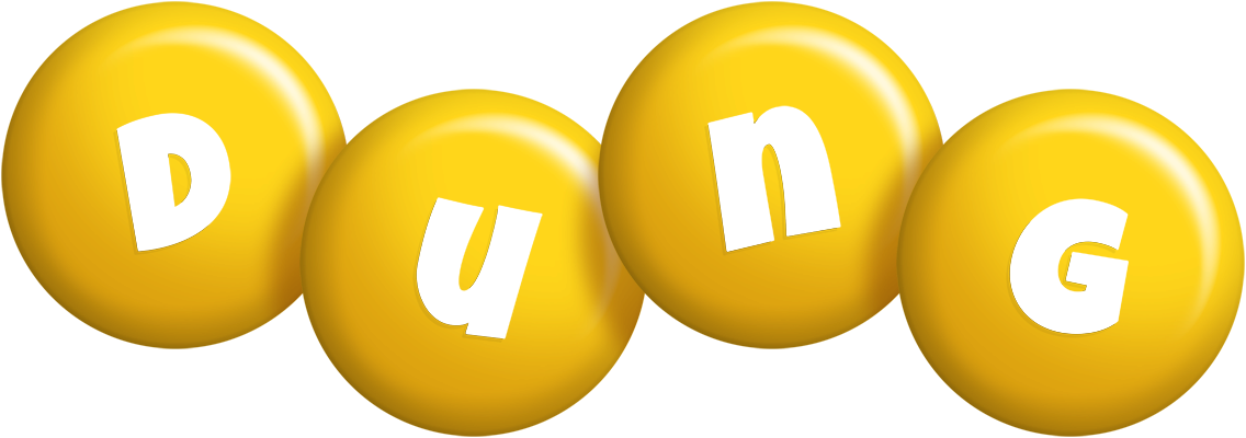 Dung candy-yellow logo