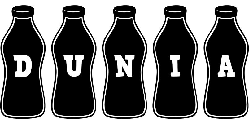 Dunia bottle logo