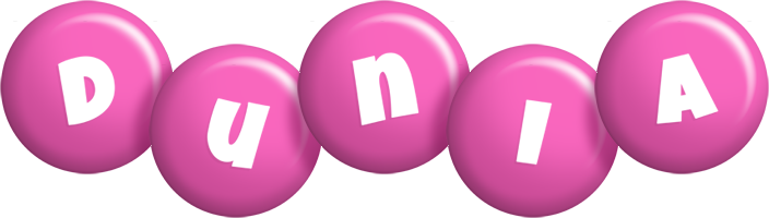 Dunia candy-pink logo