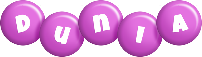Dunia candy-purple logo
