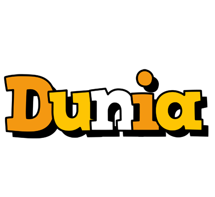 Dunia cartoon logo