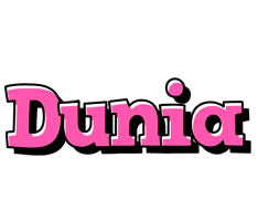 Dunia girlish logo