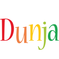 Dunja birthday logo