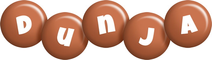 Dunja candy-brown logo