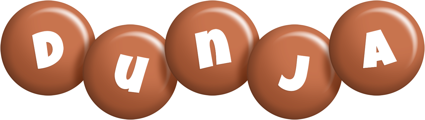 Dunja candy-brown logo