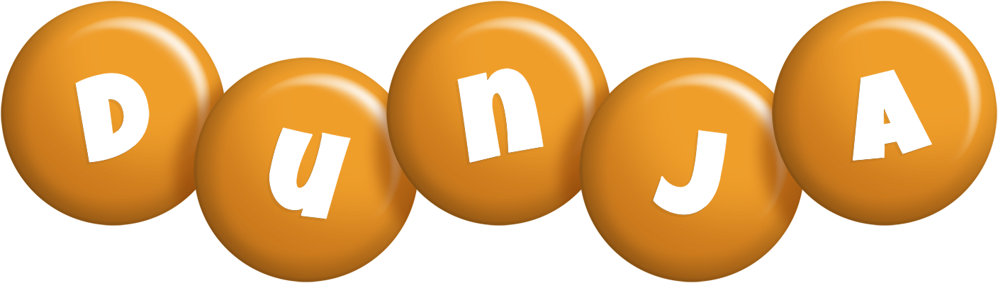 Dunja candy-orange logo