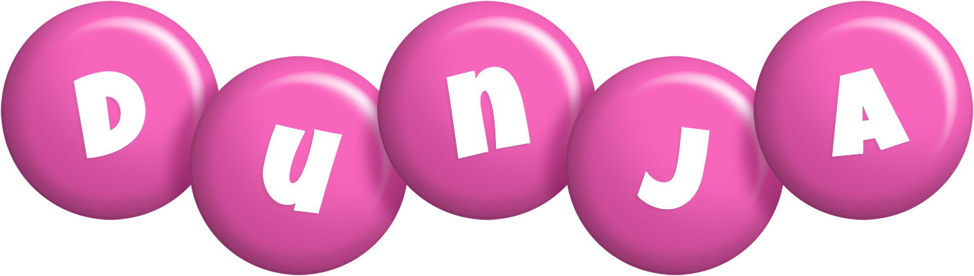 Dunja candy-pink logo