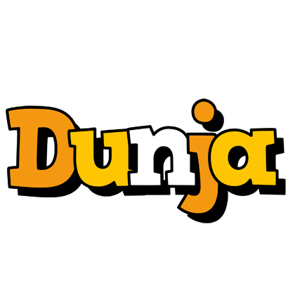 Dunja cartoon logo