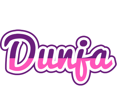 Dunja cheerful logo