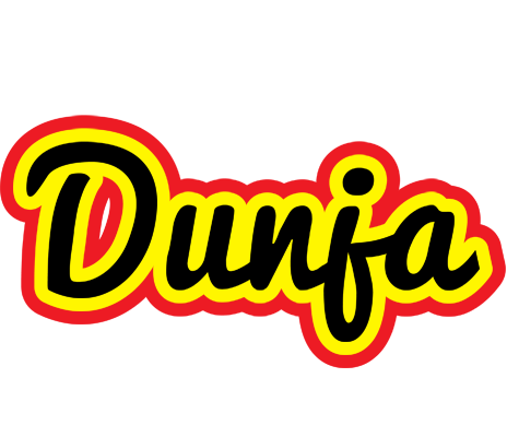 Dunja flaming logo