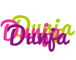 Dunja flowers logo