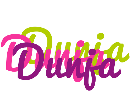 Dunja flowers logo