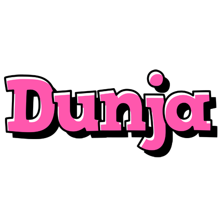 Dunja girlish logo