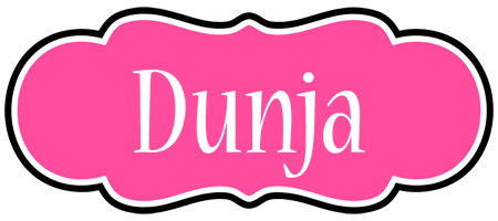 Dunja invitation logo