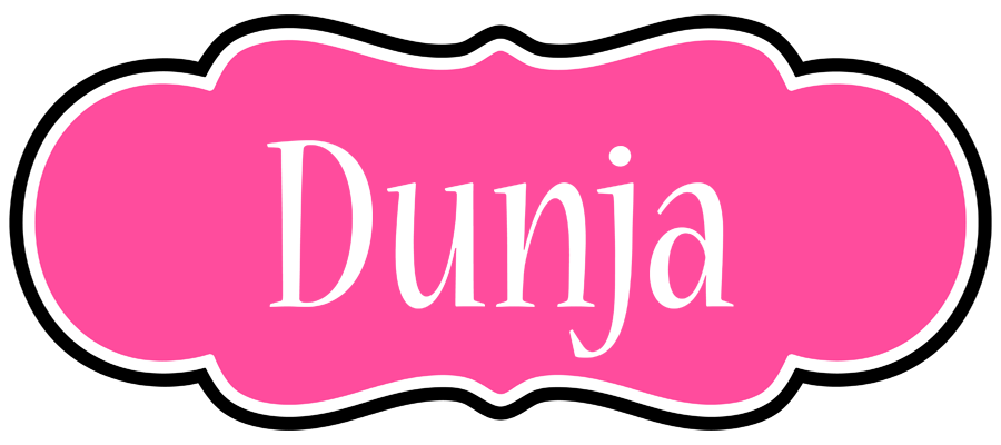 Dunja invitation logo