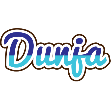 Dunja raining logo