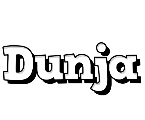 Dunja snowing logo