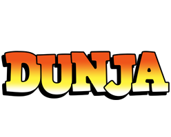 Dunja sunset logo