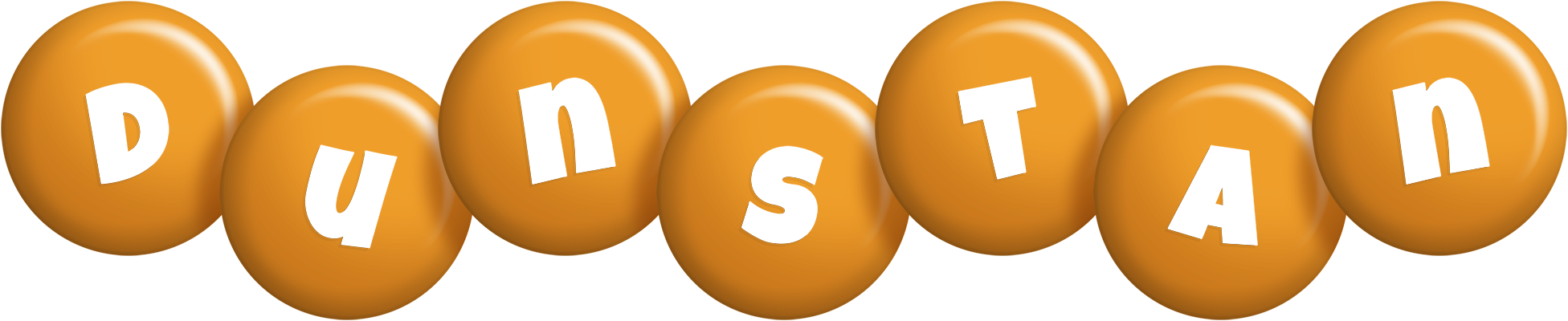 Dunstan candy-orange logo