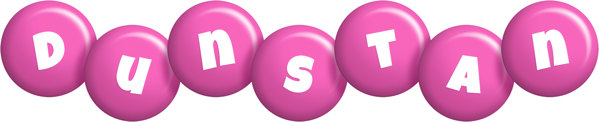 Dunstan candy-pink logo