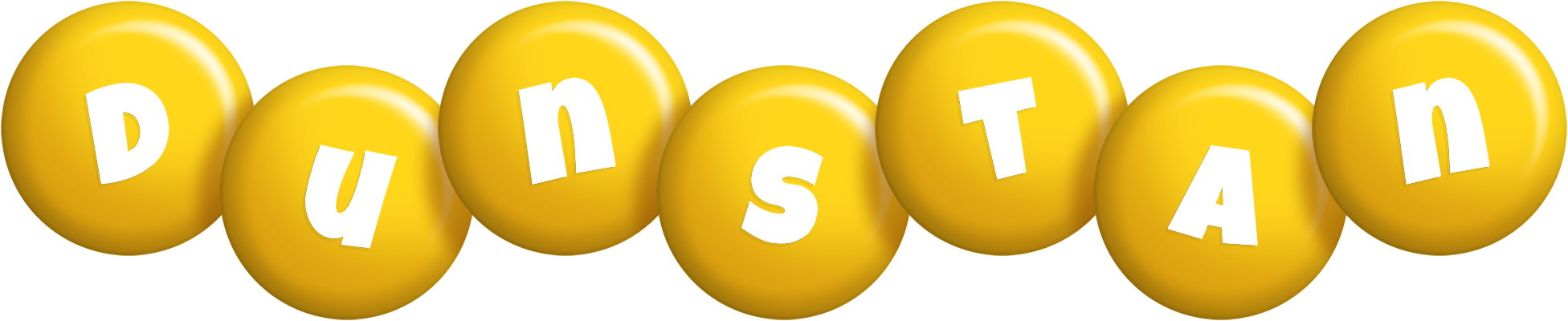 Dunstan candy-yellow logo