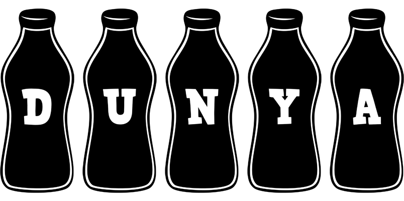 Dunya bottle logo