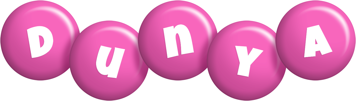 Dunya candy-pink logo