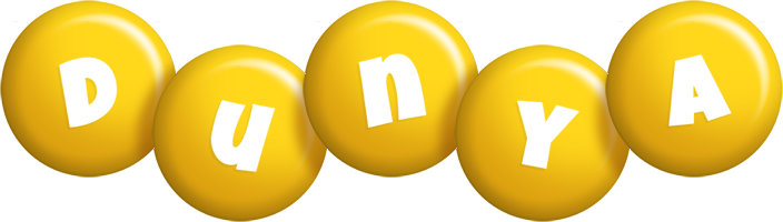 Dunya candy-yellow logo