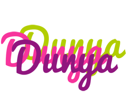 Dunya flowers logo