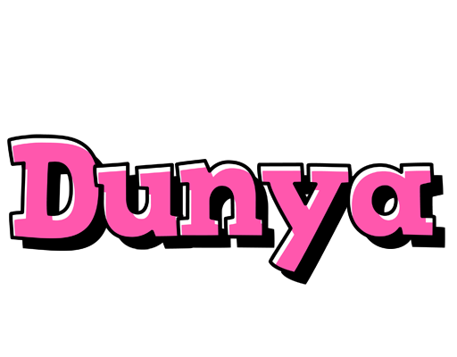 Dunya girlish logo