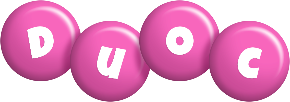 Duoc candy-pink logo