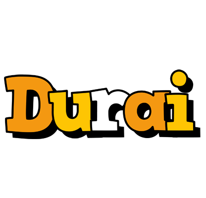 Durai cartoon logo