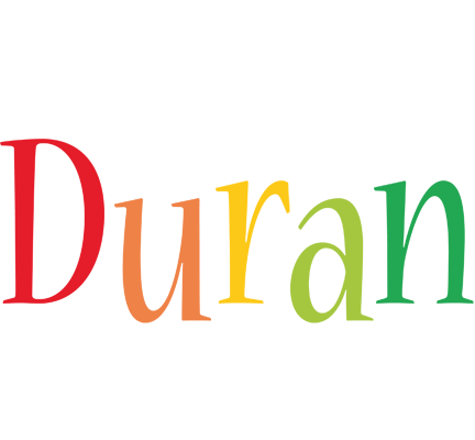 Duran birthday logo