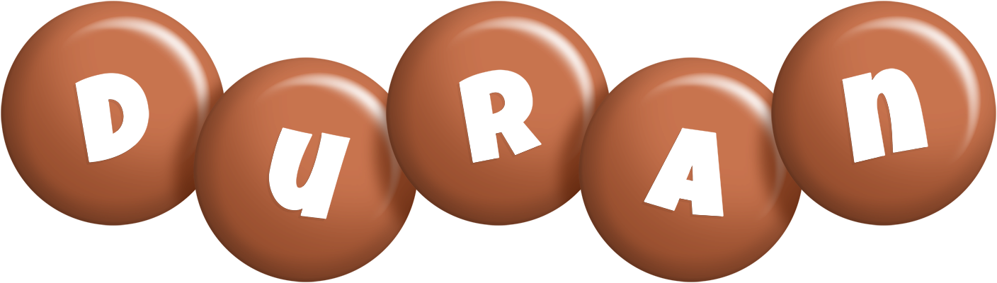 Duran candy-brown logo