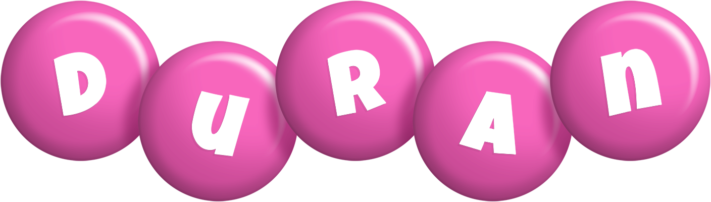 Duran candy-pink logo