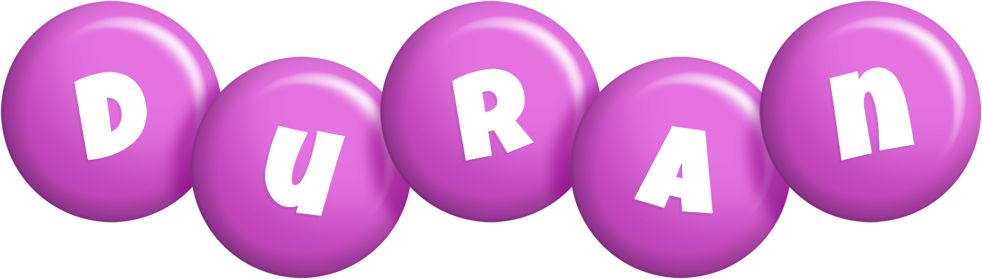 Duran candy-purple logo