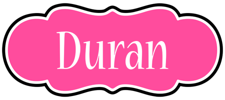 Duran invitation logo