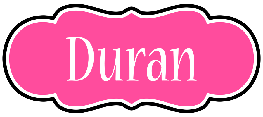 Duran invitation logo