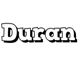 Duran snowing logo