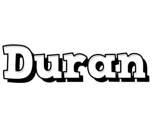 Duran snowing logo