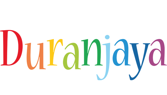 Duranjaya birthday logo
