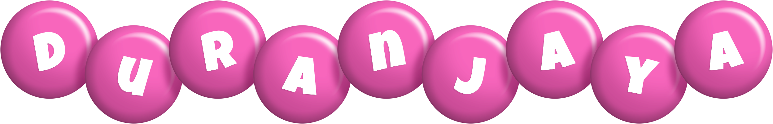 Duranjaya candy-pink logo