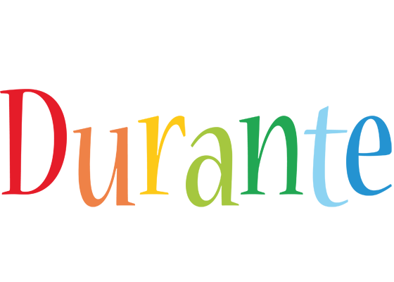 Durante birthday logo